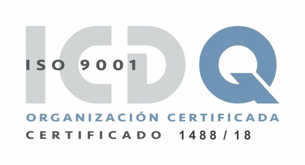 ICDQ ISO 9001 ORGANIZACIÓN CERTIFICADA CERTIFICADO 1488/18